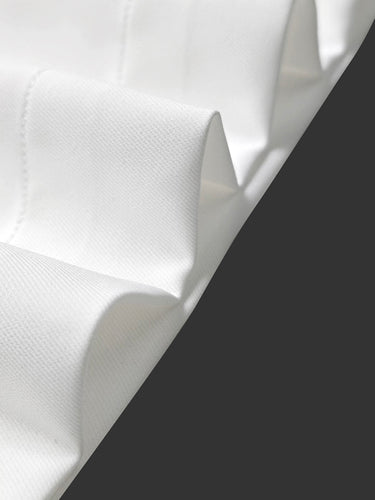 High Waisted Loose Buttoned Pleated Solid Color Pants Trousers