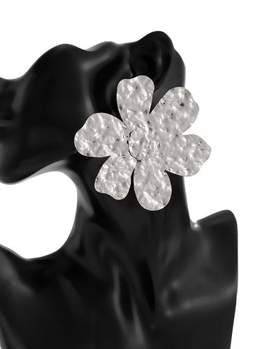 1729310 Irregularity Flower Shape Earrings Accessories