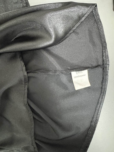 1728960 Long Sleeves Loose Solid Color Split-Joint Streamer Scarf Collar Blouses&Shirts Tops