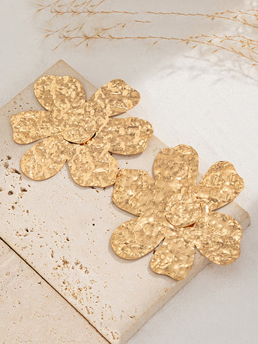 1729294 Irregularity Flower Shape Earrings Accessories