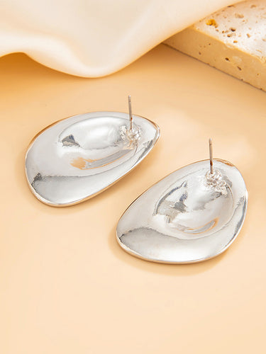 1718707 Geometric Shiny Water Drop Earrings Accessories