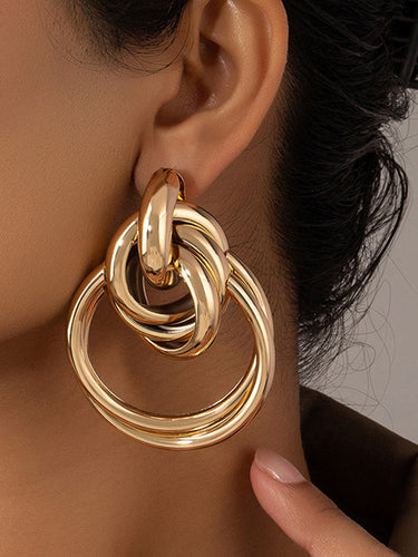 Boucles d'oreilles géométriques