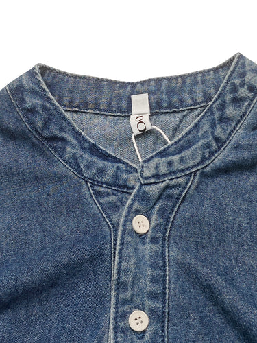 Lange mouwen, losse zakken met knopen, effen kleur, maxi-jurken met V-hals