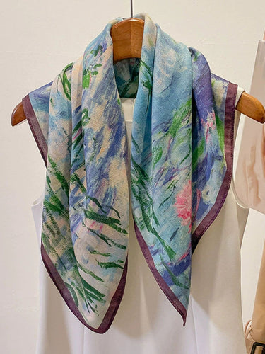 1777829 Flower Print Shawl&Scarf