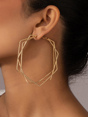 Boucles d'oreilles géométriques
