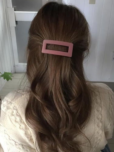 幾何学的な中空ヘアクリップ