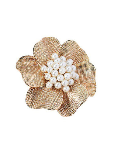 1733599 Adjustable Flower Shape Shiny Rings Accessories