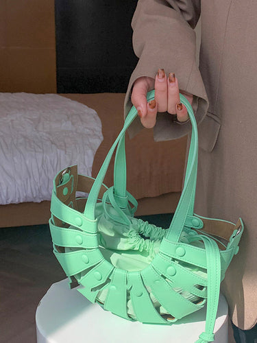 1748092 Drawstring Hollow Evening Bags & Clutches