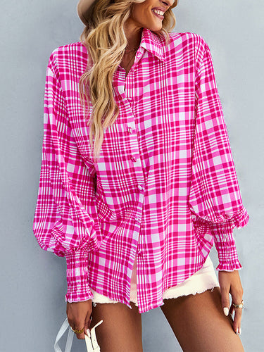 Mangas compridas e elasticidade de contraste abrobated Bloups Bloups Tops Tops