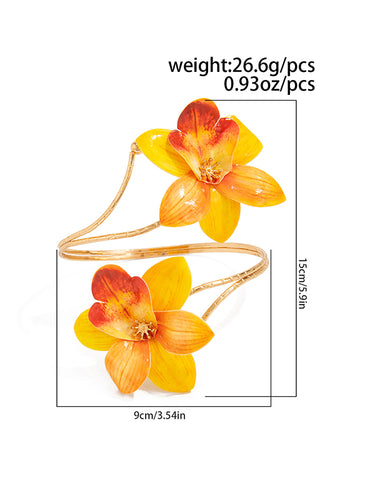 1715741 Chains Flower Shape Armlet Accessories Earrings Accessories Necklaces Accessories