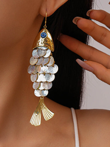 1773932 Boucles d'oreilles pendantes à pampilles en forme d'animal