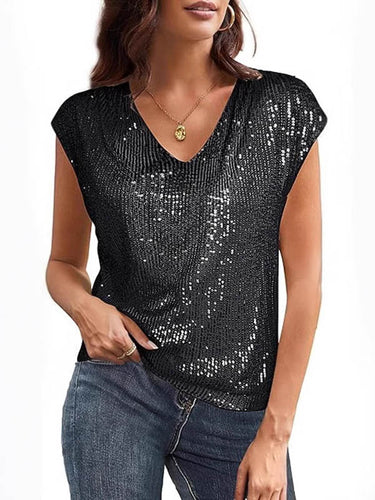 Toppe time a V-shirt con sequestri a vento a Vsolina con sequenza a Vago Raglan