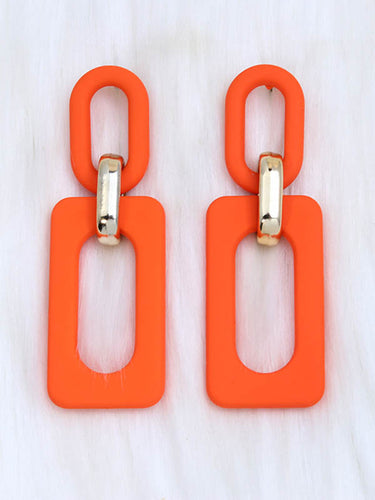 1726718 Geometric Hollow Earrings Accessories