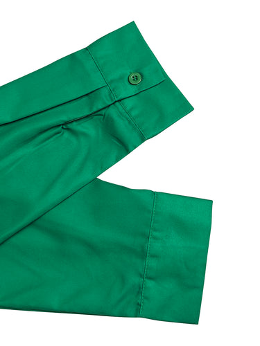 High-Low Long Sleeves Buttoned Flower Print Lapel Blouses&Shirts Tops