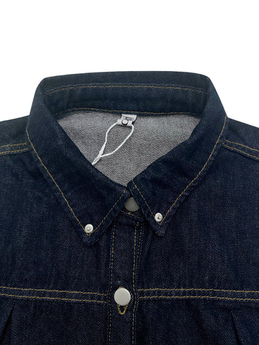 Loose Sleeveless Buttoned Pleated Split-Joint Lapel Vest Outerwear