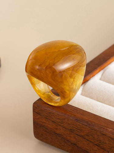 1729195 Irregularity Geometric Shiny Rings Accessories