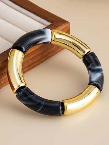 1717660 Contrast Color Geometric Bracelet Accessories