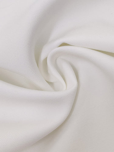 1718225 Irregularity Long Sleeves Asymmetric Buttoned Double-Breasted Solid Color Split-Joint Peaked Collar Blazer Mini Dresses