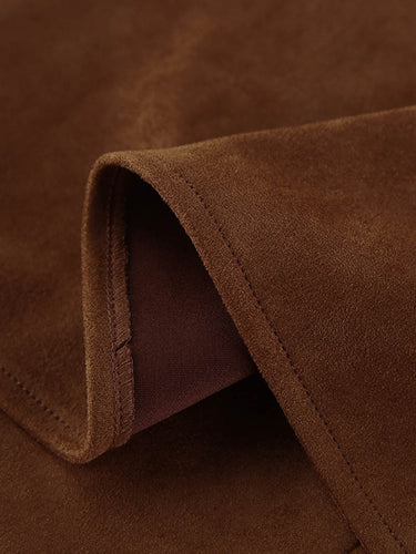 1739830 Loose Sleeveless Buttoned Solid Color V-Neck Vest Outerwear Waistcoat