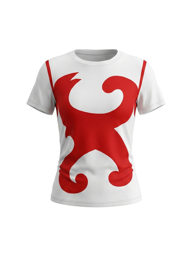 T-shirts met korte mouwen en contrasterende kleuren bedrukte T-shirts met ronde hals