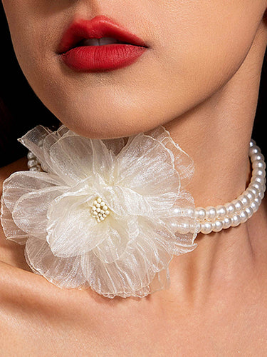 1784840 Flower Shape Necklaces Accessories