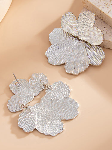 1729194 Irregularity Flower Shape Earrings Accessories