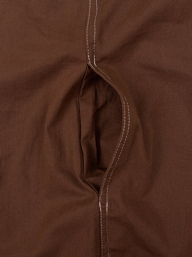 Lose, kurze Ärmel, Taschen, einfarbig, Reißverschluss, Stehkragen, Overalls