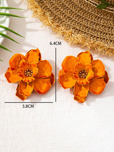 1732212 Flower Shape Earrings Accessories