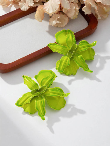 1732268 Flower Shape Earrings Accessories