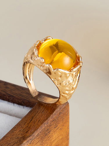 1718560 Geometric Rhine Stones Rings Accessories