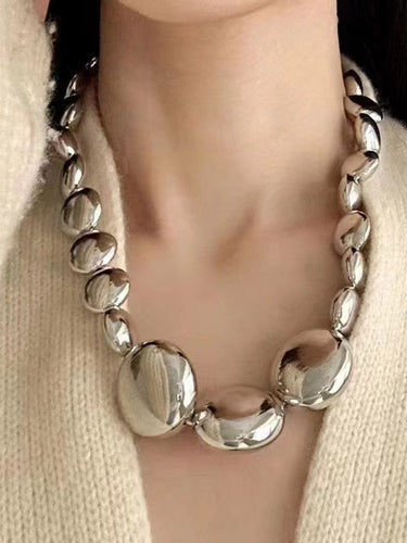 Accesorios de collares de color sólido brillante