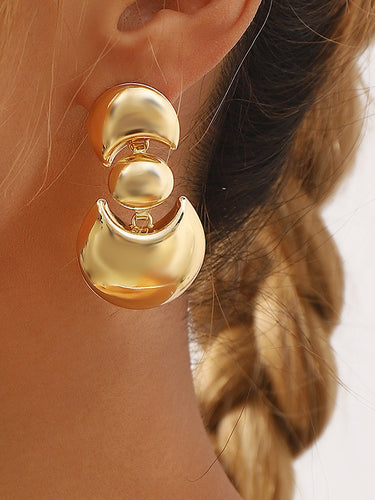 Boucles d'oreilles géométriques