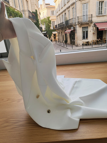 1718223 Irregularity Long Sleeves Asymmetric Buttoned Double-Breasted Solid Color Split-Joint Peaked Collar Blazer Mini Dresses