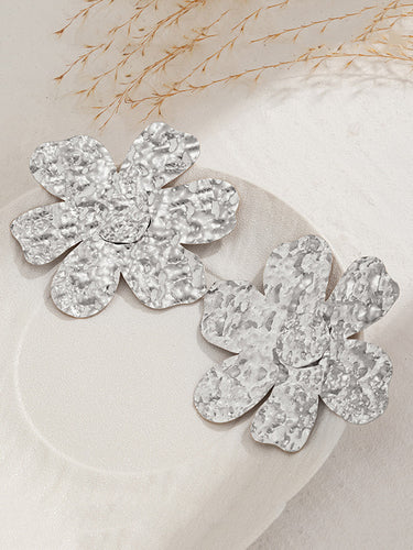 1729300 Irregularity Flower Shape Earrings Accessories