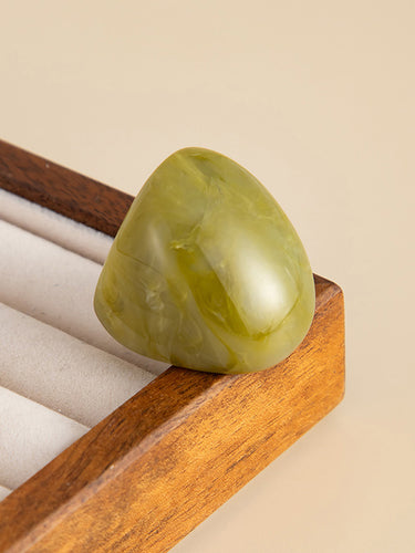 1729232 Irregularity Geometric Shiny Rings Accessories