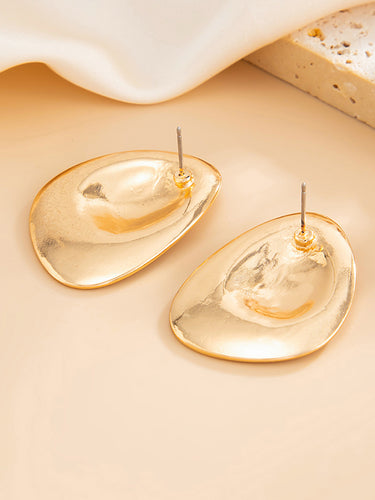 1718705 Geometric Shiny Water Drop Earrings Accessories