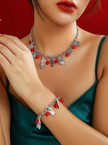 1606215 Geometric Tasseled Necklaces Accessories