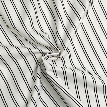 Blusas de manga larga, holgadas, con botones y solapa a rayas de color contrastante.&Sblusas