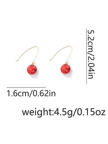 1733898 Geometric Water Drop Earrings Accessories