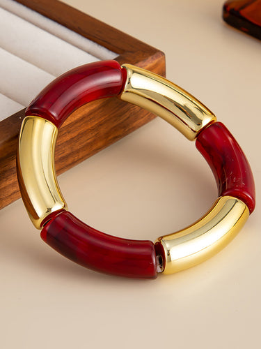 1717662 Contrast Color Geometric Bracelet Accessories