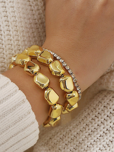 Normcore Geometric Rhine Stonesブレスレットアクセサリー
