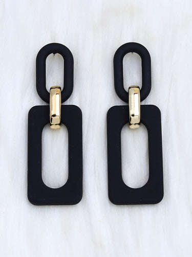 1726717 Geometric Hollow Earrings Accessories