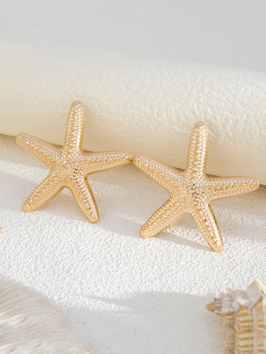 1777838 Trends Starfish Shape Earrings Accessories