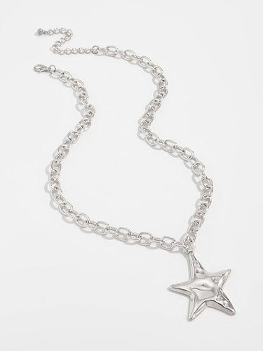 1718881 Chains Shiny Star Shape Necklaces Accessories