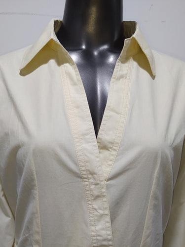 785194 Long Sleeves Loose Buttoned Solid Color Lapel Midi Dresses