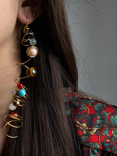 Boucles d'oreilles géométriques
