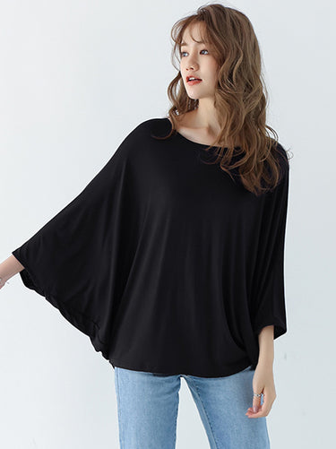 Camicie vintage sciolte batwing