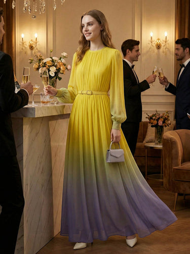 Evening Dresses for Women | Solid Color,Split-Joint,Long Sleeves,Loose,Sleeveless,Pleated,Sleeveless Uoozee official Evening Dresses for Women | Solid Color,Split-Joint,Long Sleeves,Loose,Sleeveless,Pleated,Sleeveless Uoozee official