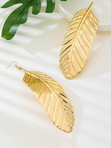 1733779 Leaves Shape Earrings Accessories