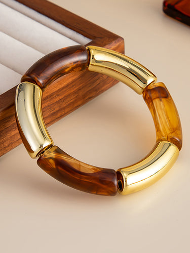 1717664 Contrast Color Geometric Bracelet Accessories